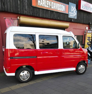 HONDA T360 LOOK　ルーフバイザー