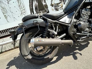 Rebel250 専用★BLITZマフラー ステンレス　JMCA認証取得