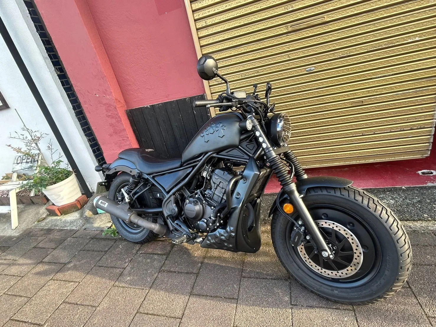 REBEL250 CROMEアンダーカウル　（※黒ゲル未塗装）