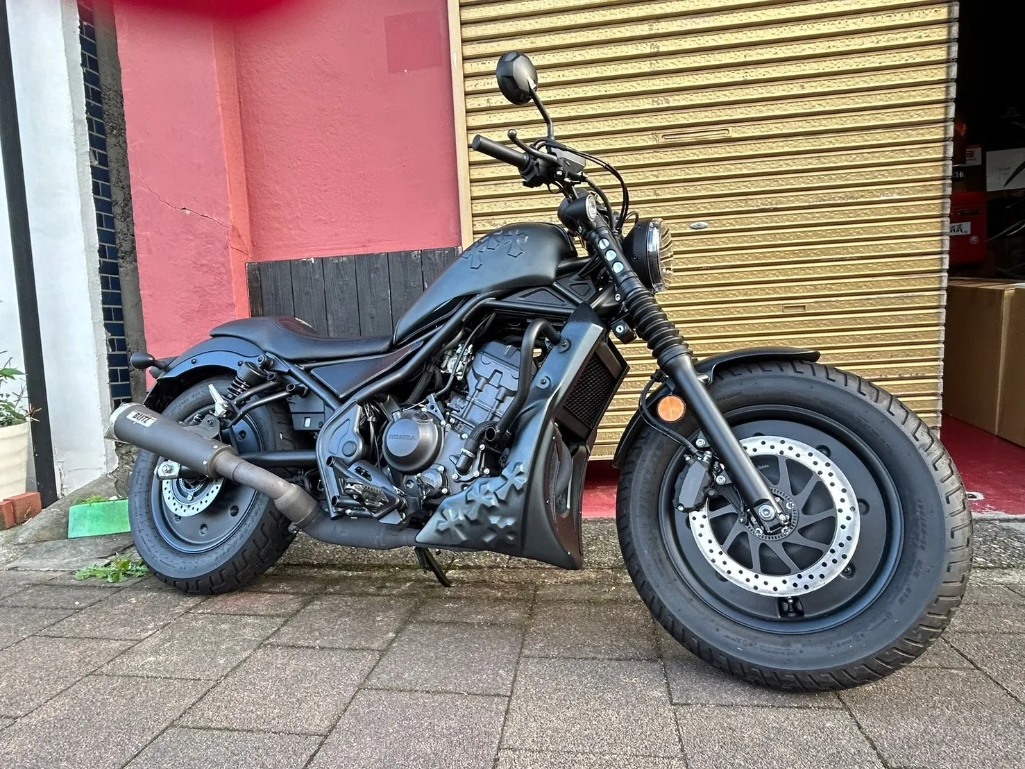 REBEL250 CROMEアンダーカウル　（※黒ゲル未塗装）