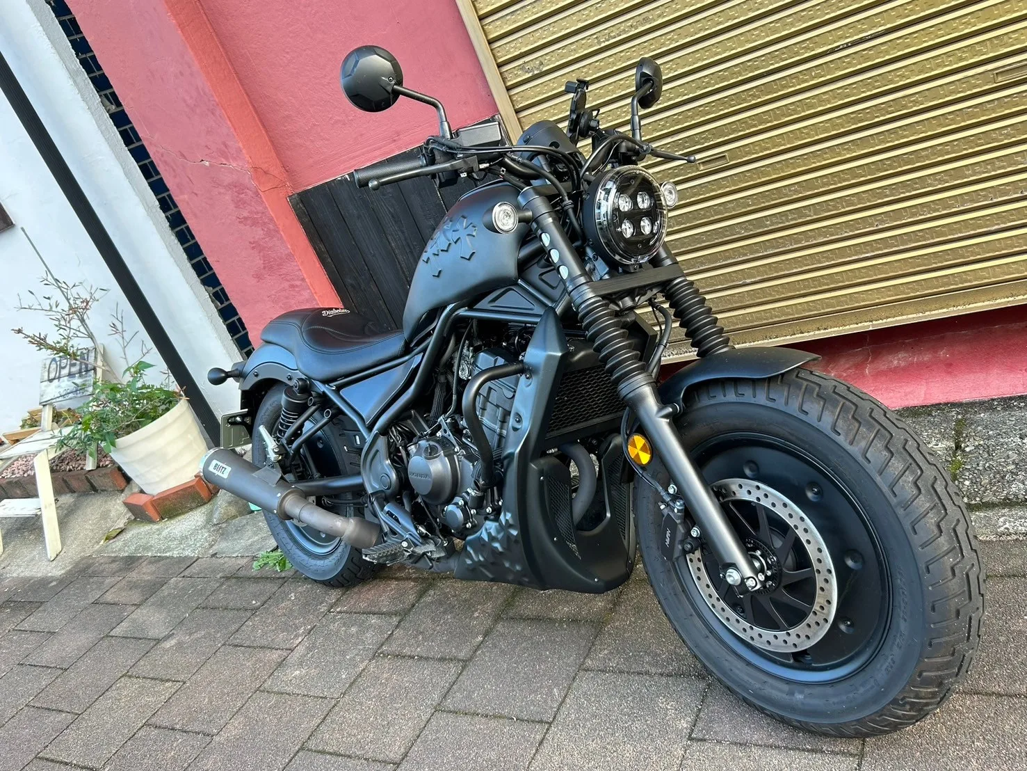 REBEL250 CROMEアンダーカウル　（※黒ゲル未塗装）