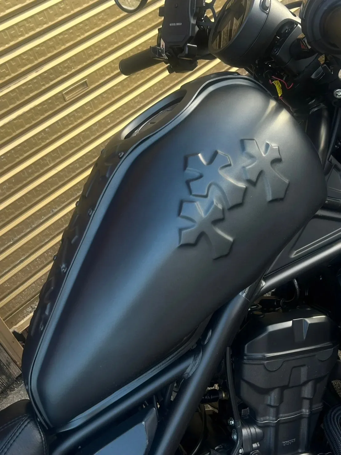 REBEL 250 CROMEタンクカバー