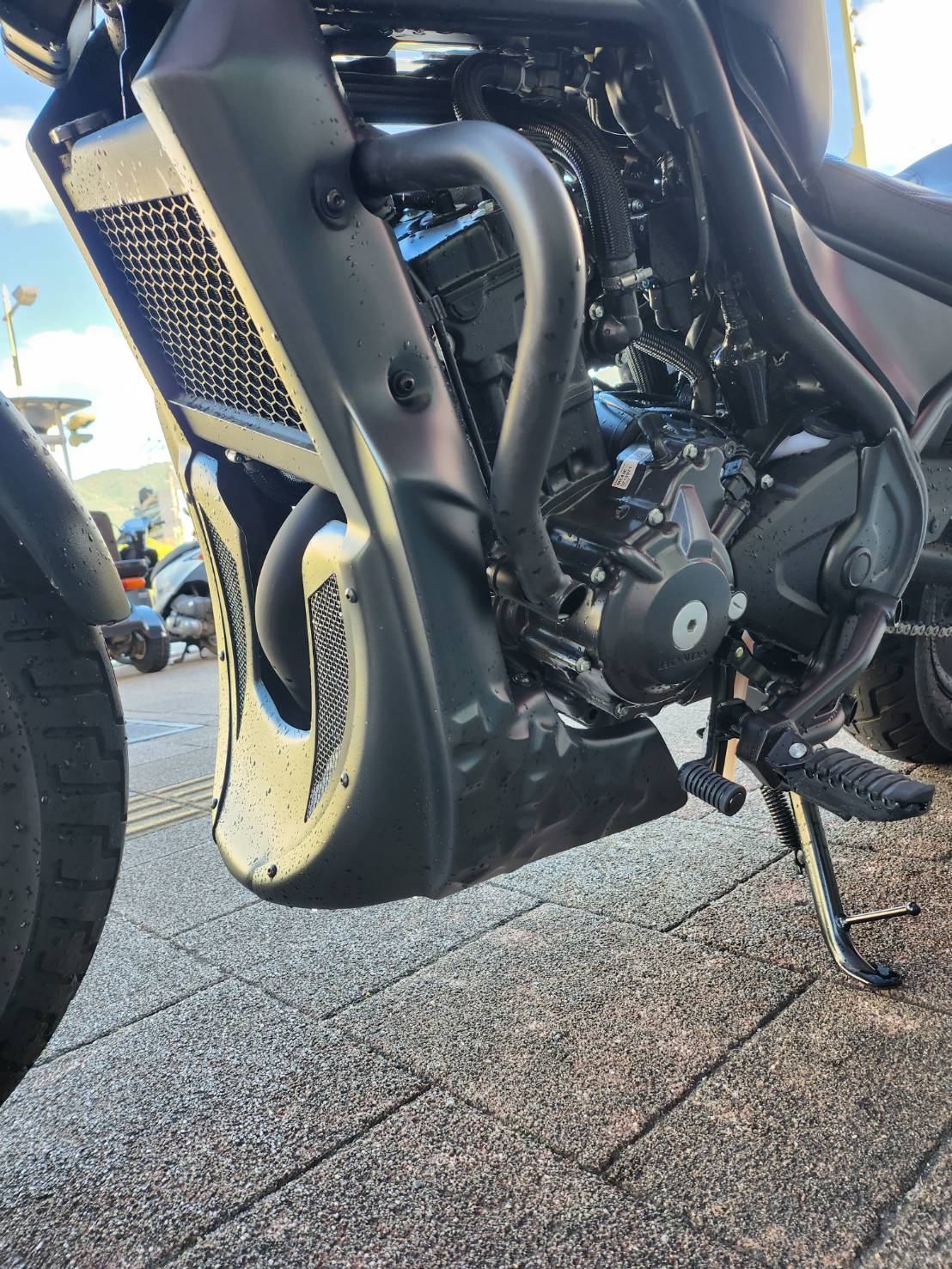 REBEL250 CROMEアンダーカウル　（※黒ゲル未塗装）