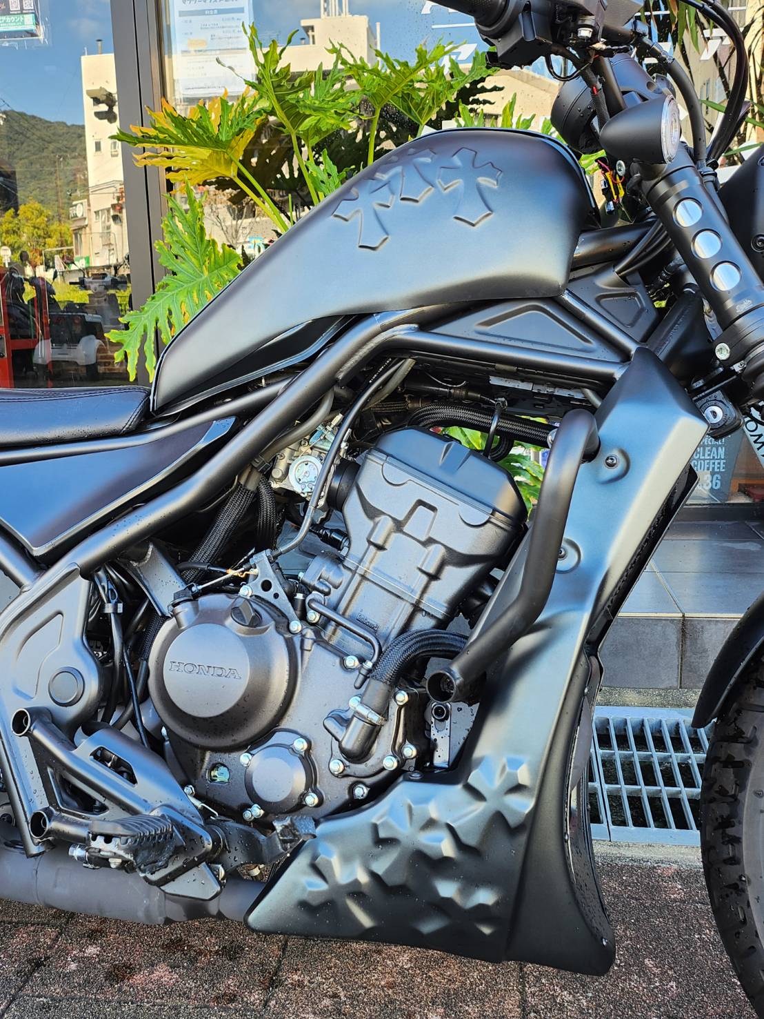 REBEL250 CROMEアンダーカウル　（※黒ゲル未塗装）