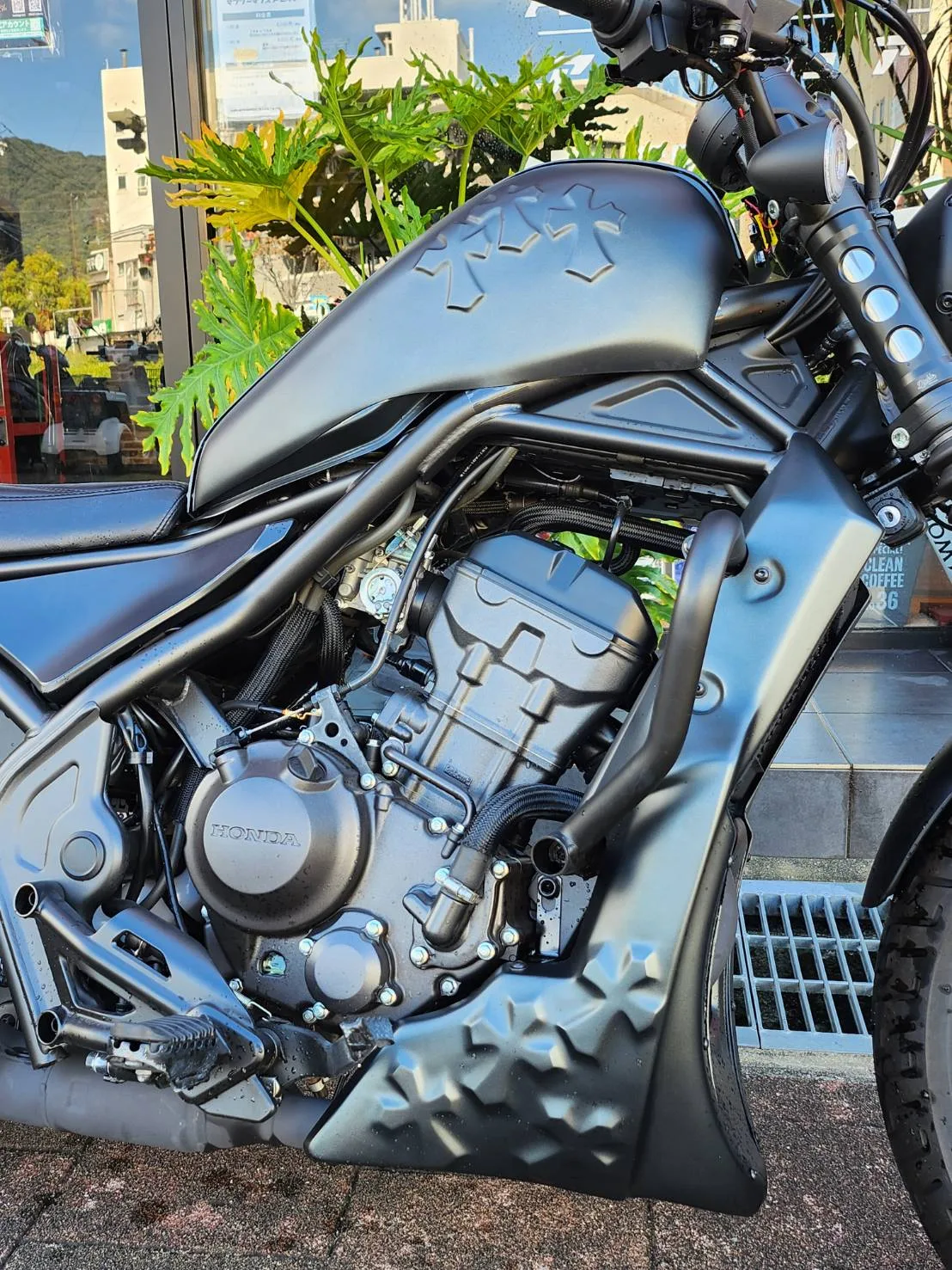 REBEL 250 CROMEタンクカバー