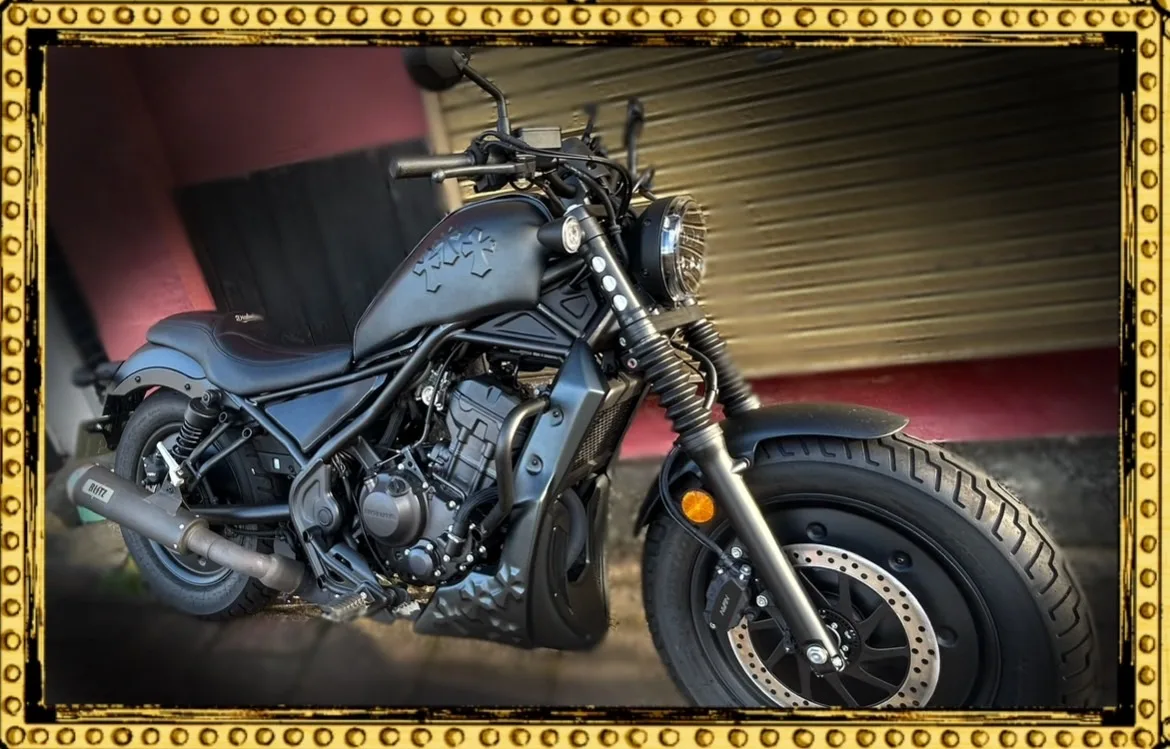 REBEL 250 CROMEタンクカバー　（※黒ゲル未塗装）